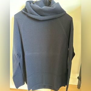 Vince Cashmere Navy Cowlneck Sweater